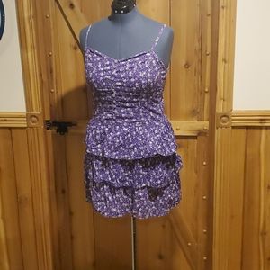 Fit and flare, tiered dress